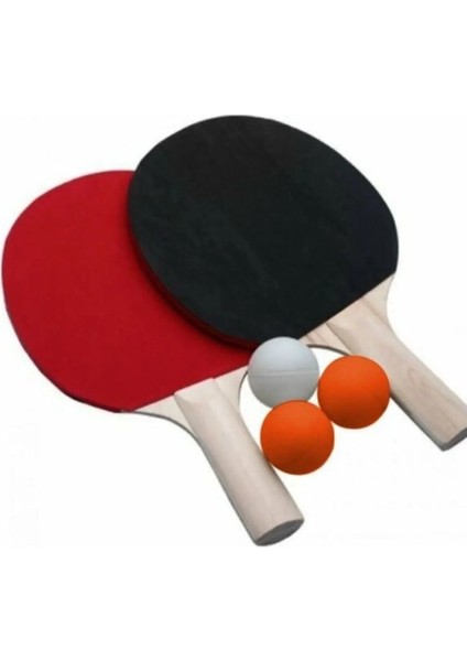 Masa Tenisi Raket Seti – 2 Raket + Toplar, Dayanıklı ve Ergonomik Tasarım