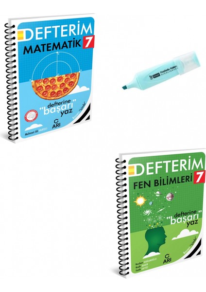 7.sınıf Matematik ve Fen Bilimleri Akıllı Defterim
