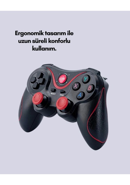 Kablosuz Bluetooth Gamepad Pc Android Tv Uyumlu Oyun Kumandası modelleri