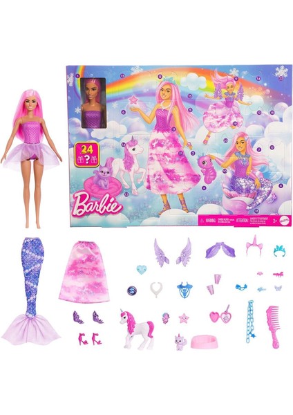 JFL66 Barbie Advent Calendar -Yılbaşı Özel Seti