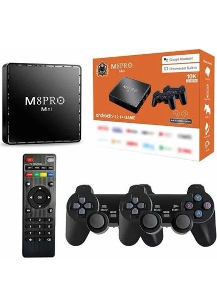 M8 Pro Mını 4 8 10 K Hd Hdr Android Tv 5g Retro 10000 Oyunlu indirimleri
