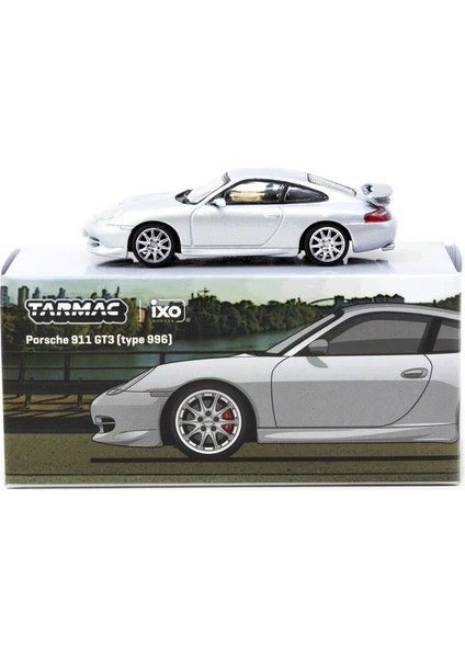 Tarmac Works x Ixo Models 1/64 Porsche 911 Gt3 (Type 996) Silver fiyatları