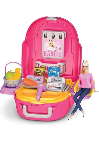 Barbie Market Set Sırt Çantası 03876 modelleri