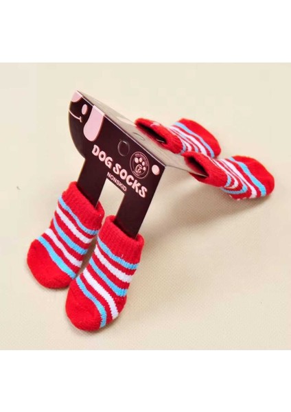 Sevimli Çok Renkli Köpek ve Kedi Patili Evcil Hayvan Çorabı fiyatları