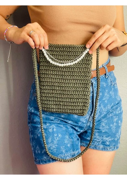 El Örgüsü Inci Detaylı Kadın Çanta modelleri