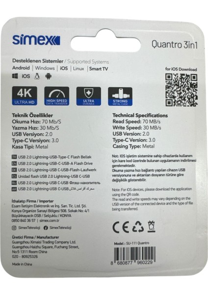 Samsung Uyumlu Type C Flash Bellek Uyumlu 128 GB Otg USB Type C Flash Bellek Disk Pc Uyumlu fiyatları