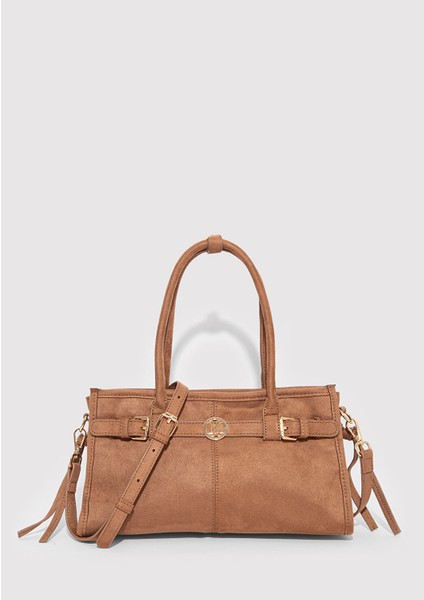 Suni Süet Kahverengi Omuz Çantası 1913474-71179 modelleri