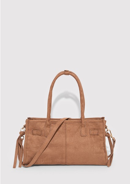 Suni Süet Kahverengi Omuz Çantası 1913474-71179 fırsatları