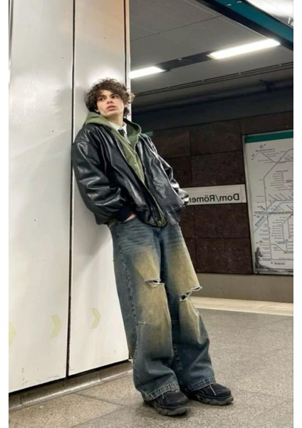 Oversize Deri Ceket fiyatları