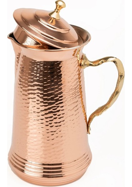 Gaziantep Bakır El Dövmeli Sürahi Kalaylı