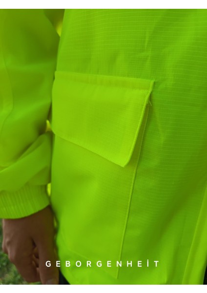 Moto GB Neon Motosiklet Yağmurluğu Outdoor Yağmurluk Cepli File Astarlı Kapşonlu Hafif Su Geçirmez Alt Üst Takım Motorcu Yağmurluk Orjinal Kadın Erkek modelleri