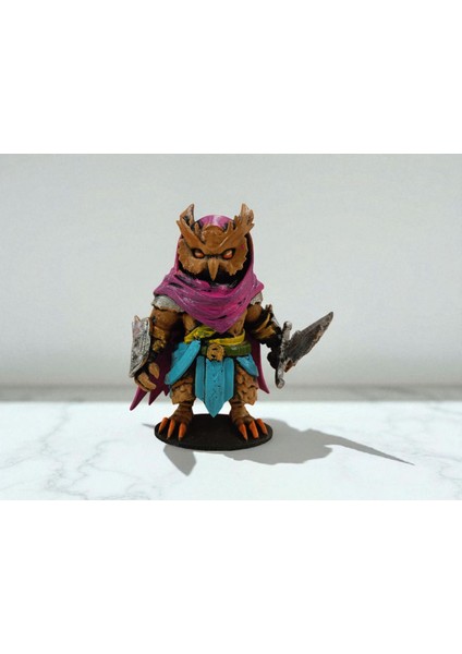 Shadow Warrior (Gölge Savaşçı) 3D Figür Baykuş - Mysterious Owls - 049