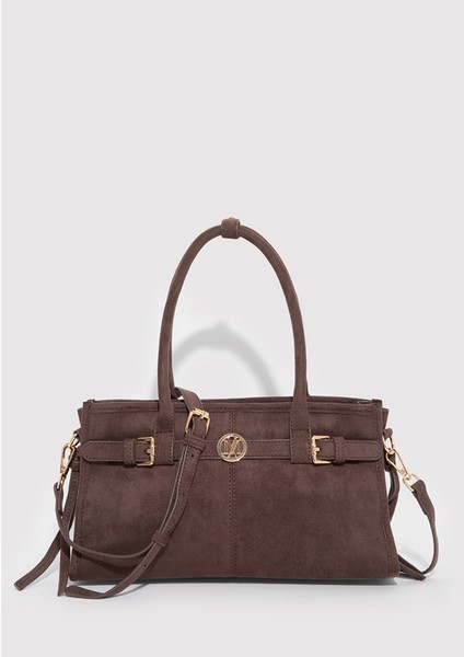 Suni Süet Kahverengi Omuz Çantası 1913474-88062 fiyatları