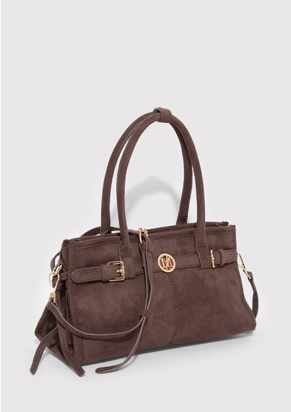 Suni Süet Kahverengi Omuz Çantası 1913474-88062 fırsatları