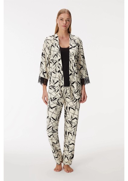 Anıl 11419 Bayan Sabahlık, Atlet ve Pantolon Takım