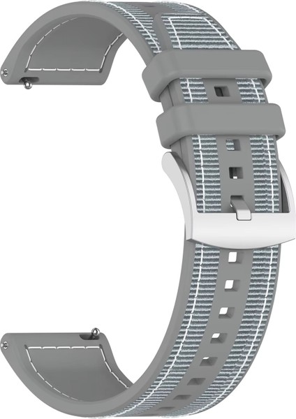 Amazfit Bip / Bip 3 / Bip 3 Pro Uyumlu Tokalı Silikon Kordon 20MM