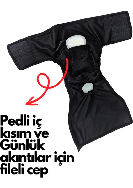 Yıkanabilir Dişi Köpek Regl ve Çiş Külodu, Pedli, Rahat ve Şık Tasarım fiyatları