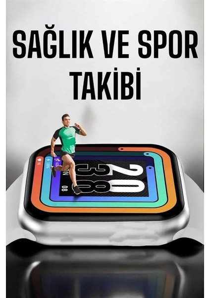 Akıllı Saat Amoled Ekran Yeni Nesil Bluetooth Bağlantılı indirimleri