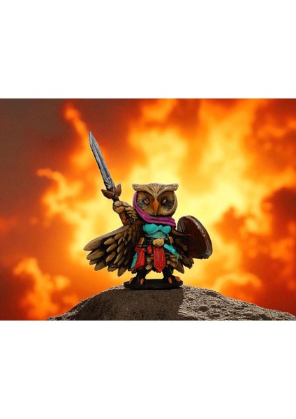 Valkyrie 3D Figür Baykuş - Mysterious Owls - 037