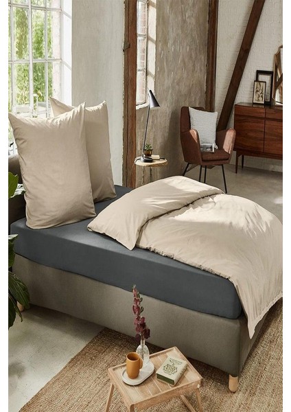 3 Adet Düz Pamuklu Çift Kişilik 180 x 200 cm Lastikli Penye Çarşaf fırsatları