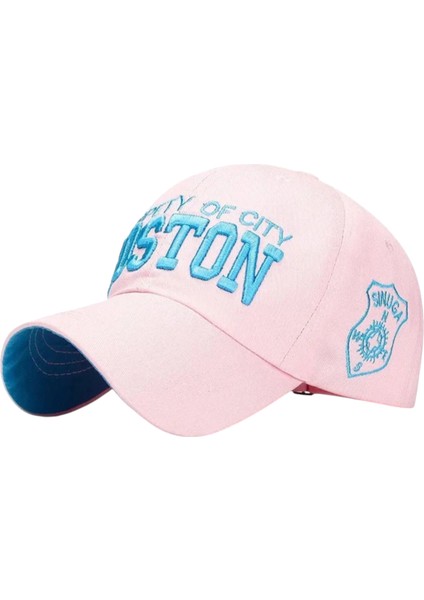 Boston Vintage Pembe Kep Şapka