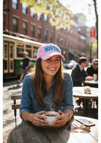 Boston Vintage Pembe Kep Şapka fiyatları