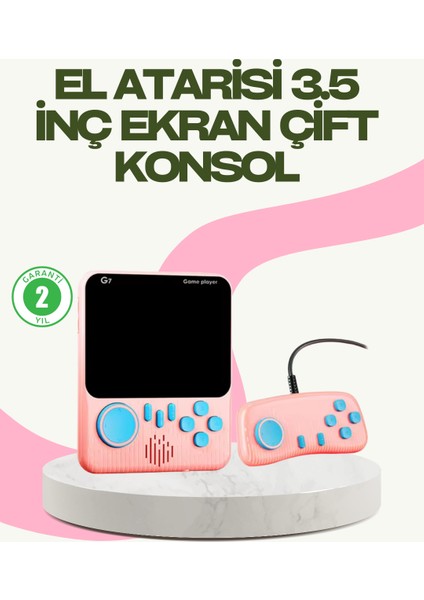 666 Oyunlu Retro Game Console – Tv ve Çift Gamepad Desteği
