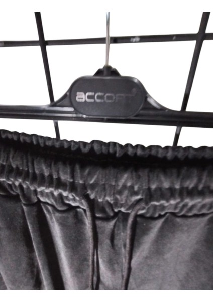 Kadın Bayan Battal Büyük Beden Fransız Kadife Çift Cepli Paça Manşetli Bel Lastikli Kordonlu Bol Rahat Kalıp Eşofman Altı Pijama Tayt Pantolon