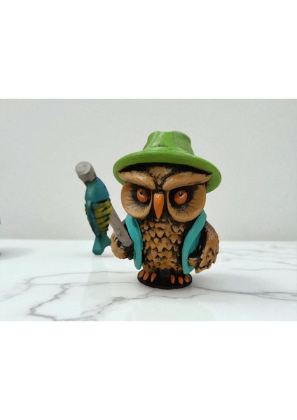 Fisherman (Balıkçı) 3D Figür Baykuş - Mysterious Owls - 055 fiyatları