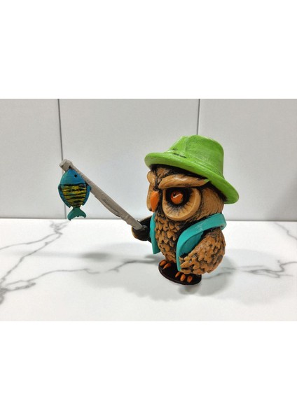 Fisherman (Balıkçı) 3D Figür Baykuş - Mysterious Owls - 055 modelleri