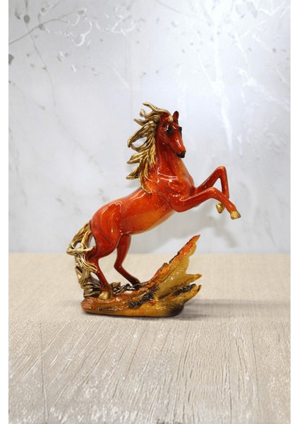 Büro Ev Ofis Hediyesi Için 21X8CM Dekoratif Polyester Şahlanan Tay Figürü fiyatları