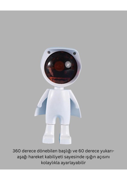 Gün Batımı Efekti Sunan Astronot LED Masa Lambası fiyatları