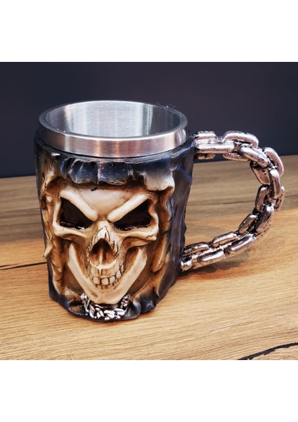 3D Tasarımlı Kurukafa Kupa Bardak fiyatları