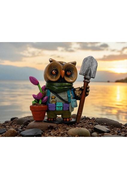 Botanist 3D Figür Baykuş - Mysterious Owls - 038
