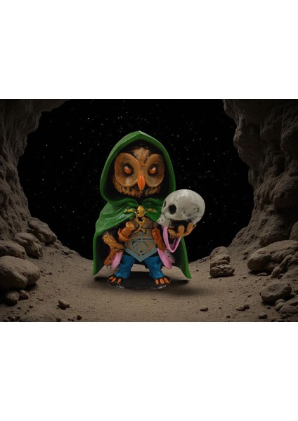 Freemason (Mason) 3D Figür Baykuş - Mysterious Owls - 057