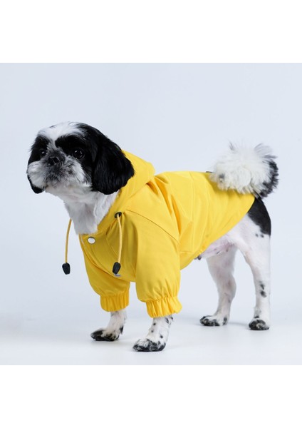 Sarı Köpek Yağmurluğu, Hafif ve Şık, Koruyucu Üst Giyim fiyatları