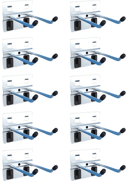 DP.45.100.5710 Dolapsan Metal Ikili 80 mm Pano Kancası(10 Adet)