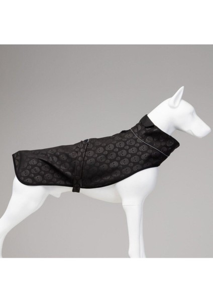 Köpekler Için Siyah Softshell Yağmurluğu, Çeşitli Boy Seçenekleriyle Rahat ve Şık