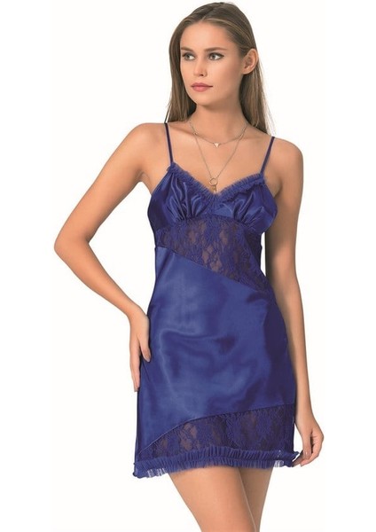 Arias Closet Saks Kısa Saten Gecelik
