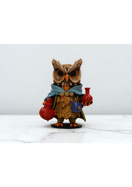 Alchemist (Simyacı) 3D Figür Baykuş - Mysterious Owls- 062