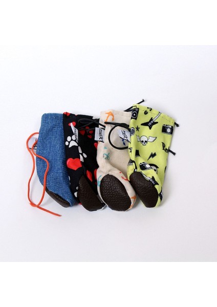 Su Geçirmez Kedi Köpek Ayakkabısı, Rahat ve Şık Beyaz Tasarım modelleri