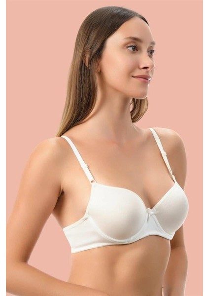 Arias Closet Beyaz Dolgulu Mikro Tek Sütyen