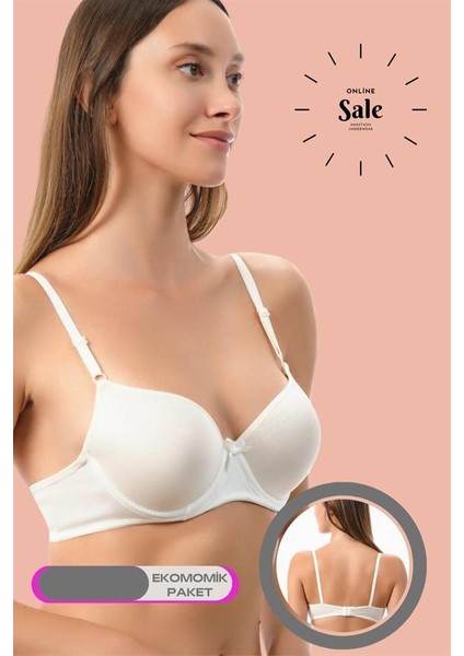 Arias Closet Beyaz Dolgulu Mikro Tek Sütyen fırsatları