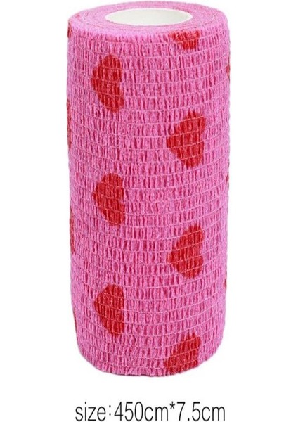 6 Adet Kalp Desenli Elastik Pati Bandajı, Kendinden Yapışkanlı ve Rahat Kullanım Sağlar fiyatları