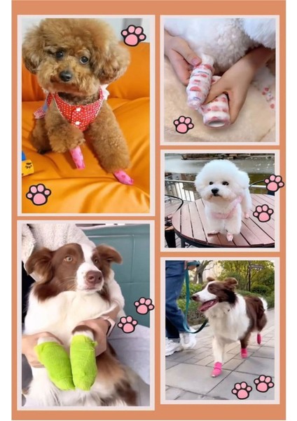 6 Adet Kalp Desenli Elastik Pati Bandajı, Kendinden Yapışkanlı ve Rahat Kullanım Sağlar modelleri