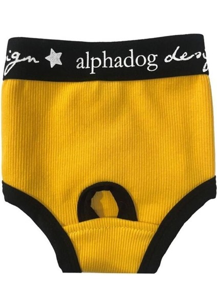 Sarı Köpek Iç Çamaşırı Özel Gün Regl Külodu, Rahat ve Şık Tasarım
