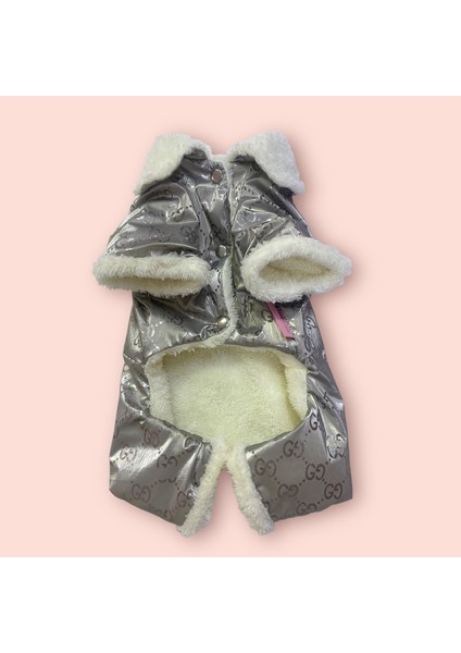 Gri Köpek Su Geçirmez Mont Tulum, Rahat ve Şık Koruyucu Üst Giyim fiyatları