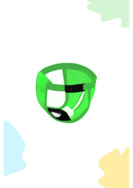 Yeşil Renkli Hijyenik Köpek Regl Külodu, Rahat ve Kullanışlı Üst Giyim