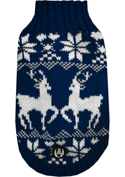 Lacivert Noel Köpek Kazağı, Şık ve Rahat Üst Giyim, Küçük Dostlarınız Için Ideal. fiyatları