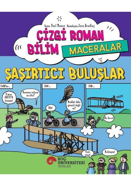 Çizgi Roman Bilim Maceralar - Şaşırtıcı Buluşlar - Paul Mason